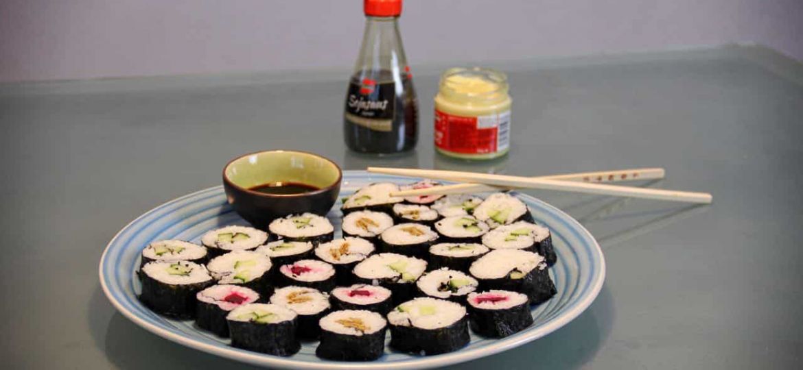 Vegetarische sushi maki recept