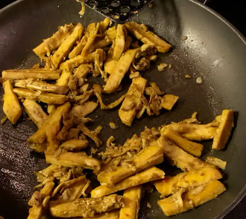 Vegetarische shoarma test pan 800x710