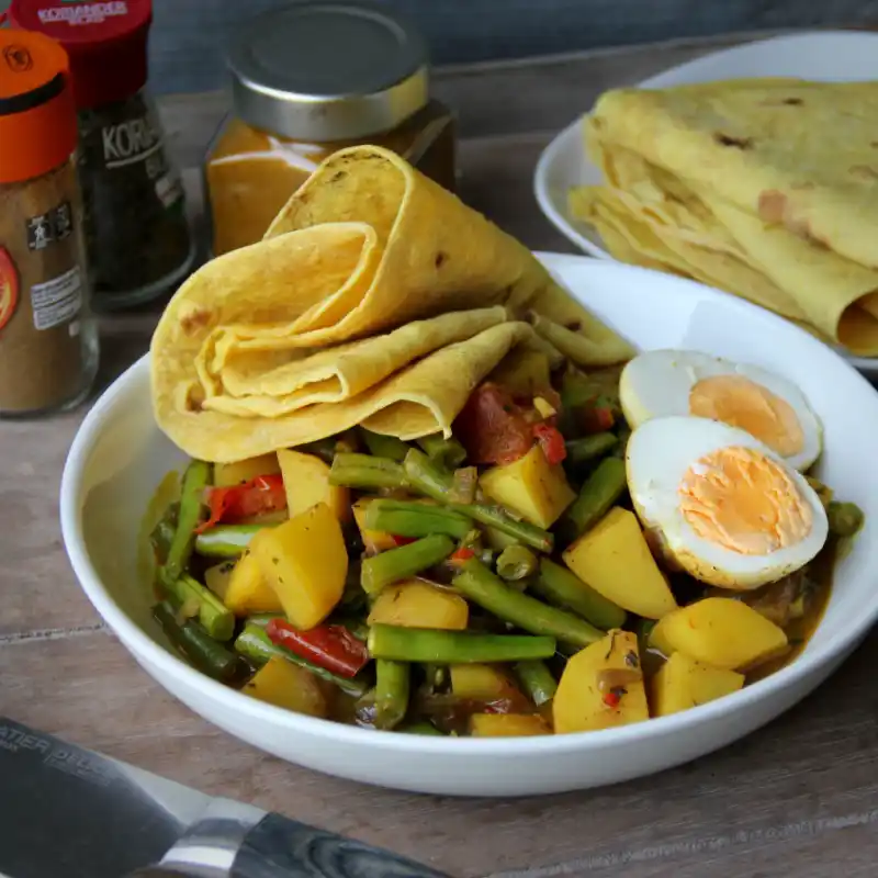 Vegetarische roti bonen masala 800x800