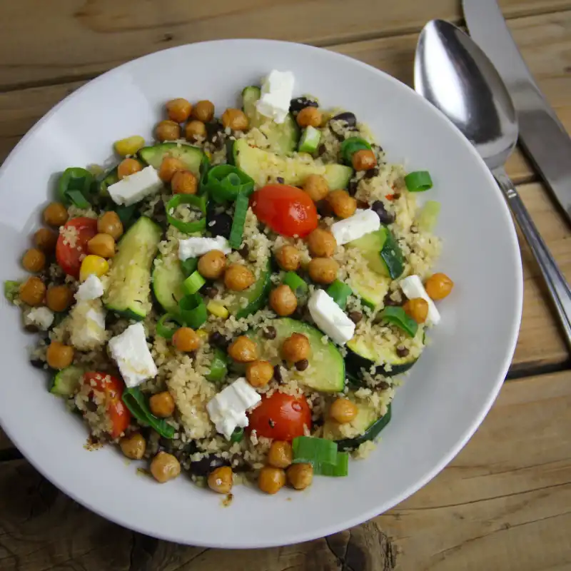 Bulgur met groenten en bonen recept 800x800