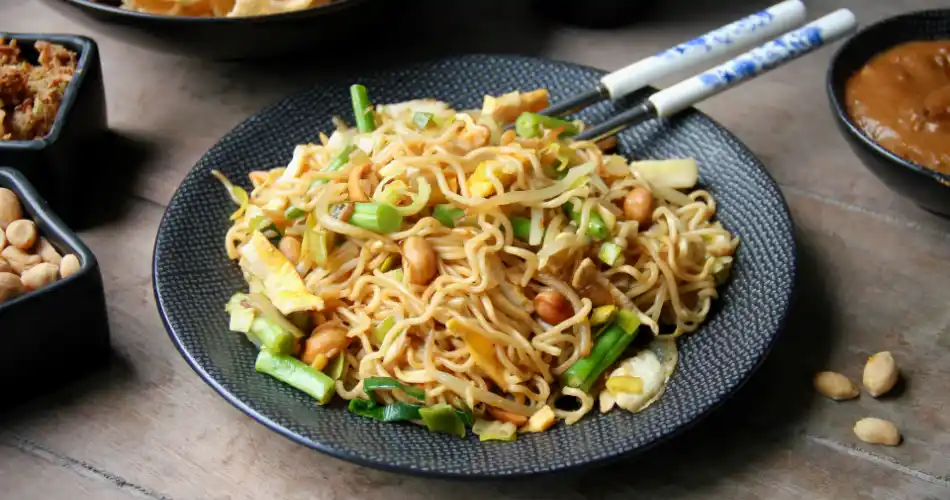 Vegetarische mie goreng