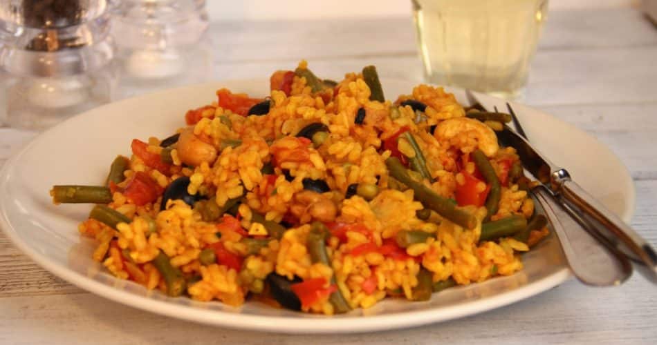 Vegetarische paella met cashewnoten recept feb 2020 Uitgelicht