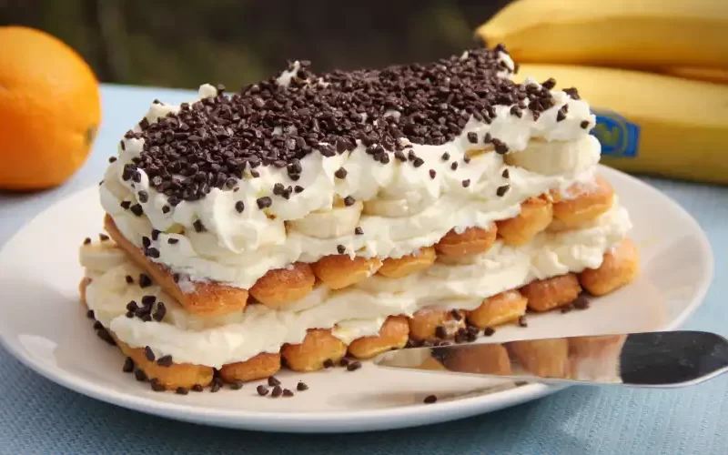 Tiramisu met banaan