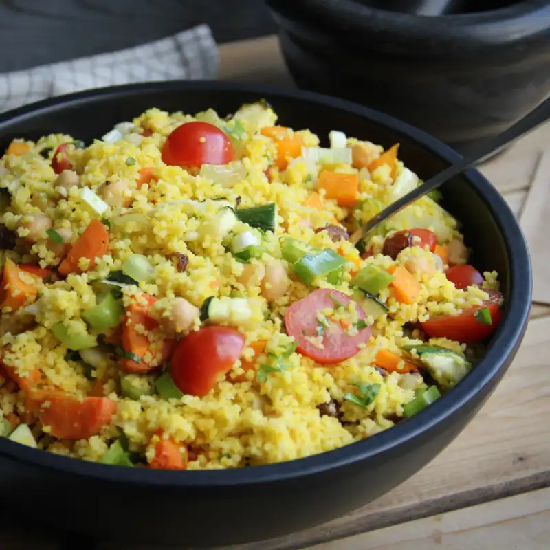 Couscous met groenten en saffraan recept 800x800