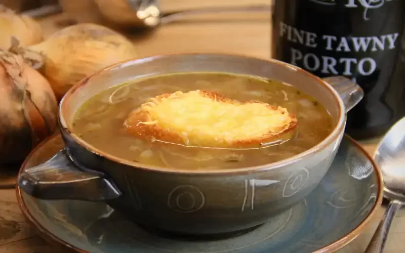 Uiensoep met port