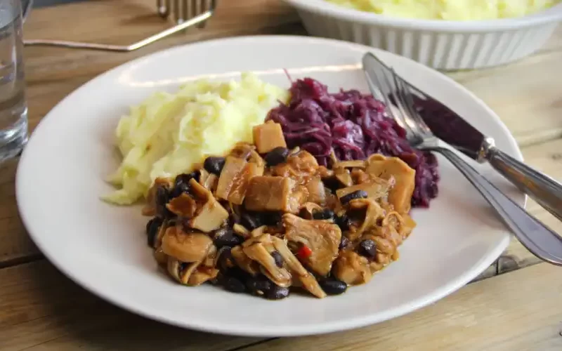 Hachee van Jackfruit en bonen