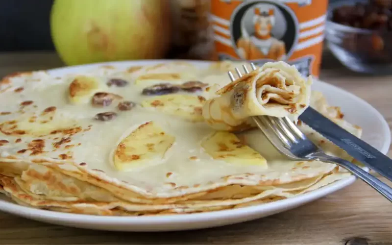 Pannenkoeken of flensjes zonder pannenkoekenmix
