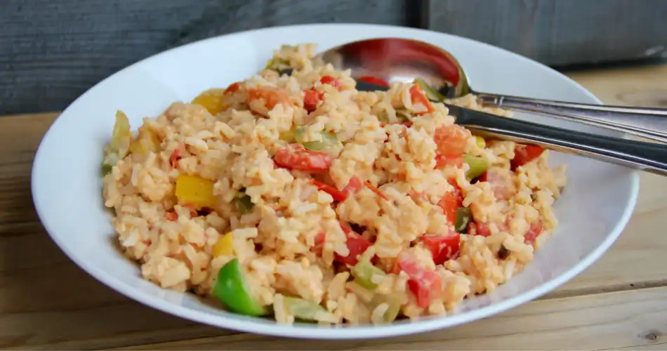 Rijst met paprika tomaat en Marokkaanse kruiden 950x500