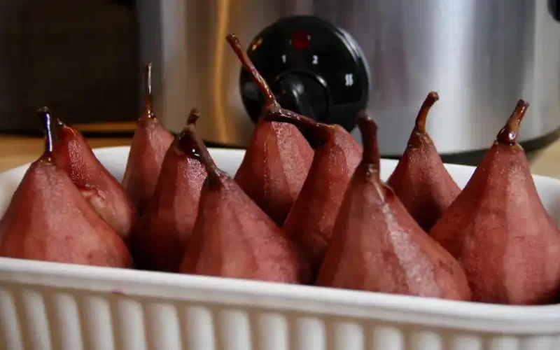 Stoofperen uit de slowcooker