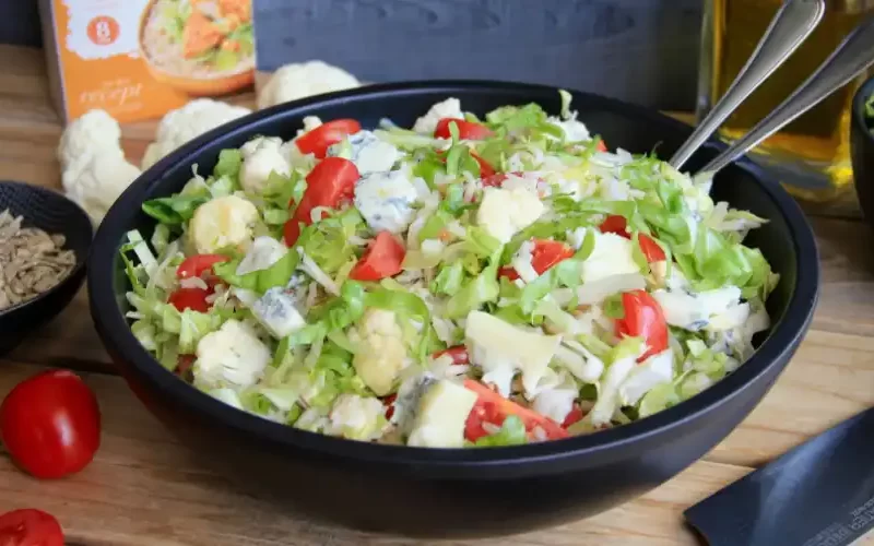 Andijviesalade met rijst en gorgonzola