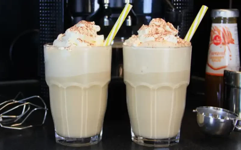 Espresso karamel milkshake