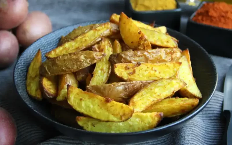 Gekruide aardappels uit de Airfryer