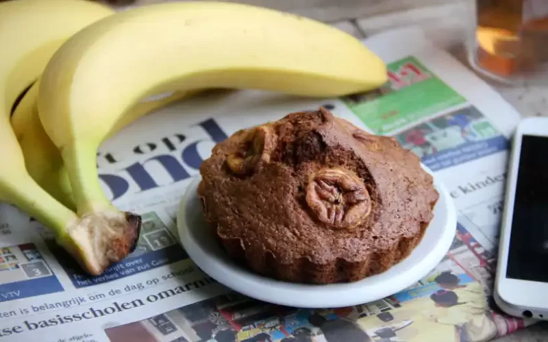 Mini bananenbrood uit de Airfryer