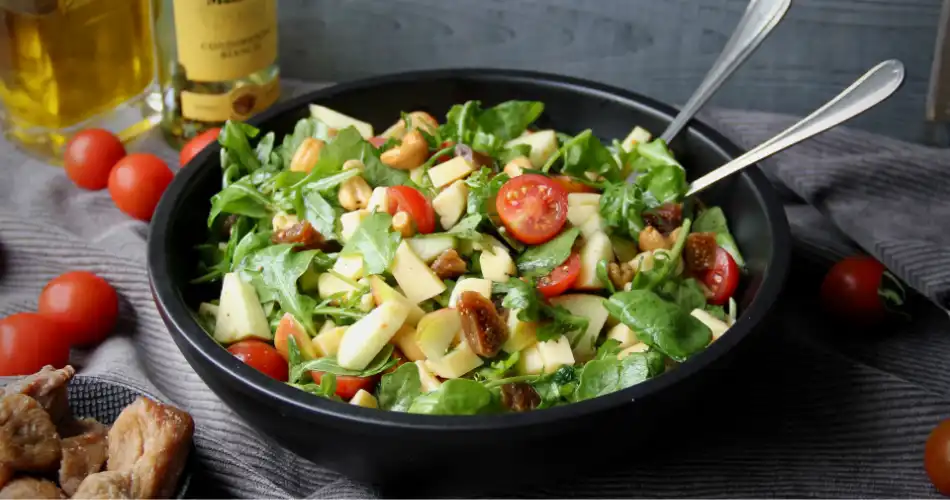 Salade met abdijkaas en vijgen recept 950x500