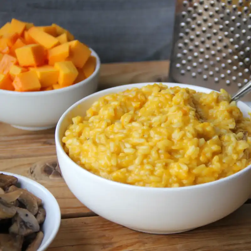 Pompoen risotto met Parmezaanse kaas recept 800x800