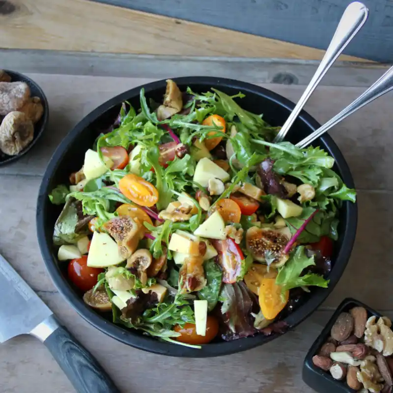 Vijgen en noten salade 800x800